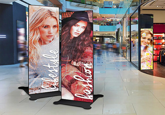 LED commercial advertising display screen rental for retail and shopping centre