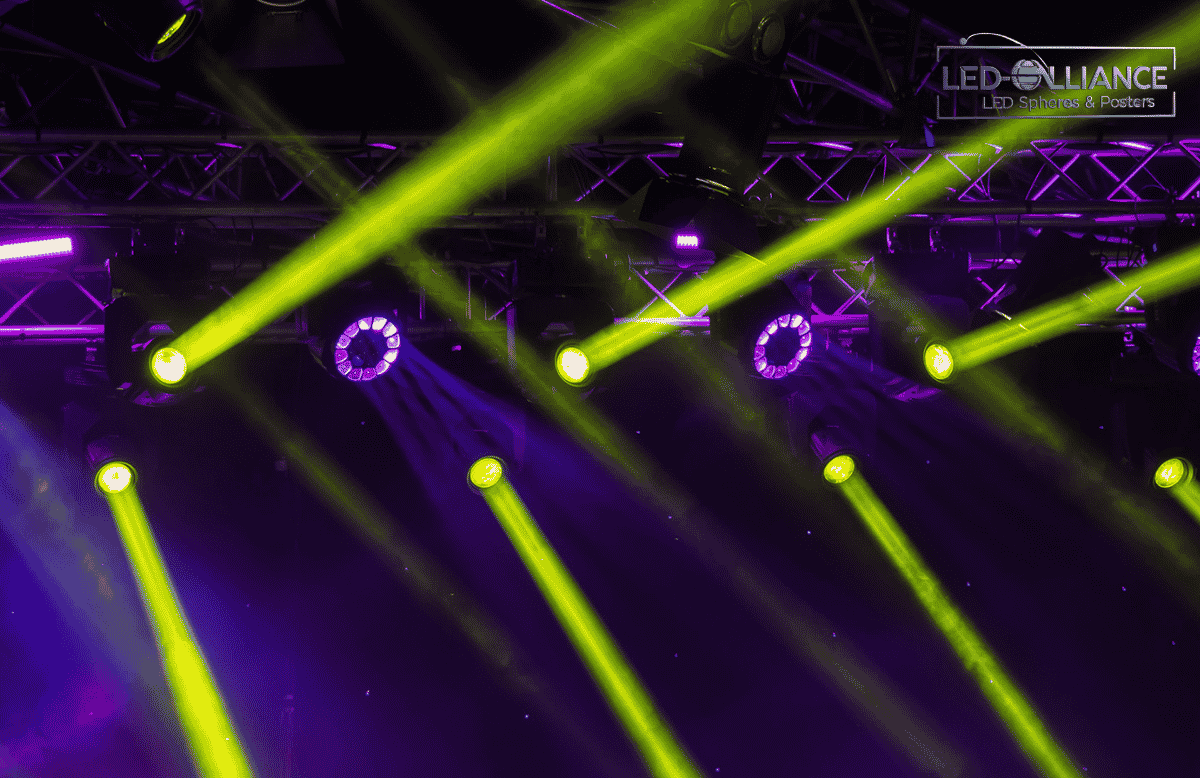 Stage lighting spotlights rental for concerts and live productions