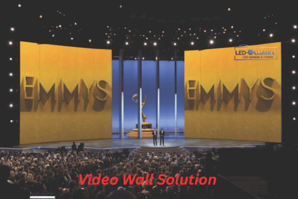 Video wall solution for large scale live events and award ceremonies