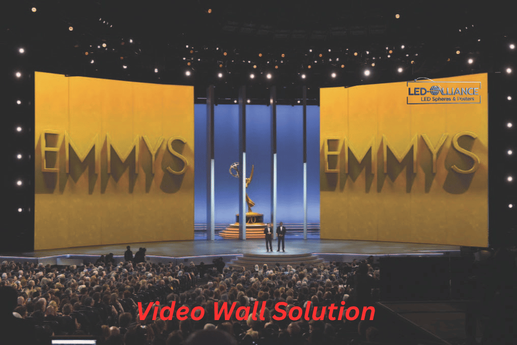 Video wall solution for large scale live events and award ceremonies